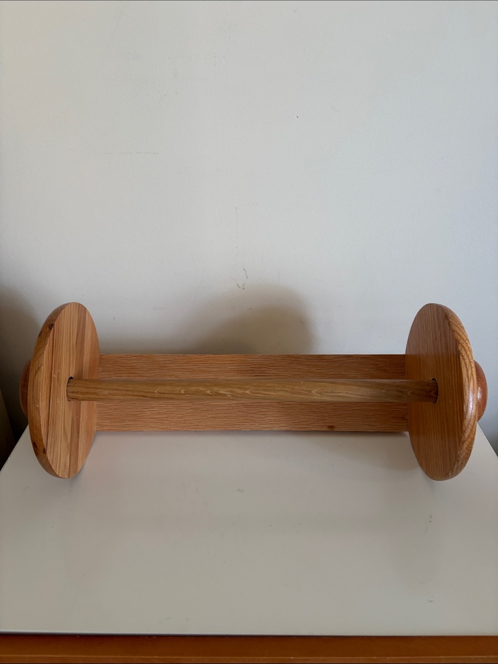 Solid Wood Towel or Blanket Rack in Natural Finish